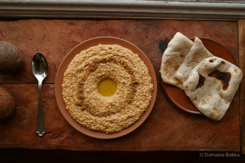 Abisar : purée de fèves au cratère d’huile d’olive